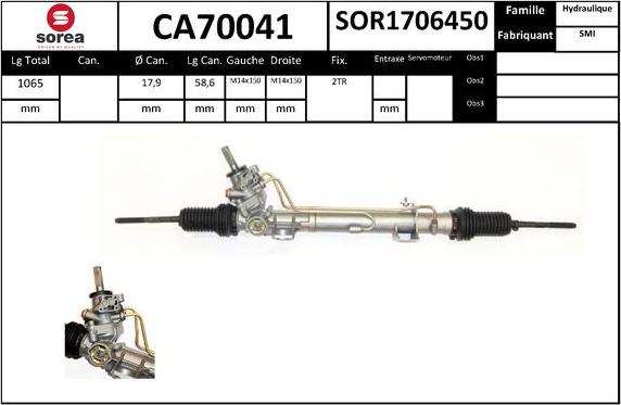 SNRA CA70041 - upravljački mehanizam www.molydon.hr