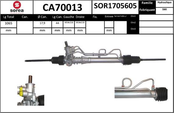 SNRA CA70013 - upravljački mehanizam www.molydon.hr