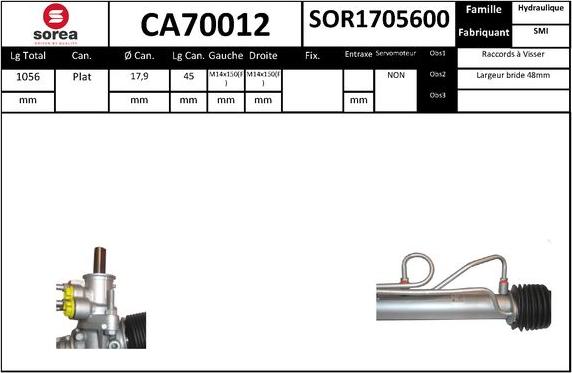 SNRA CA70012 - upravljački mehanizam www.molydon.hr