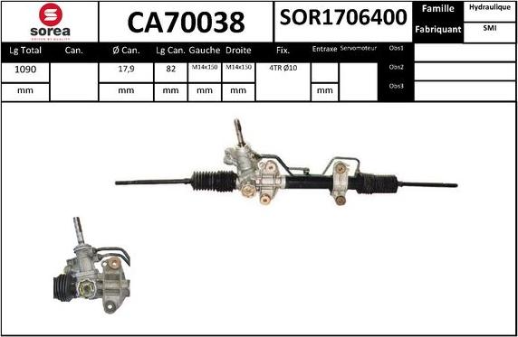 SNRA CA70038 - upravljački mehanizam www.molydon.hr