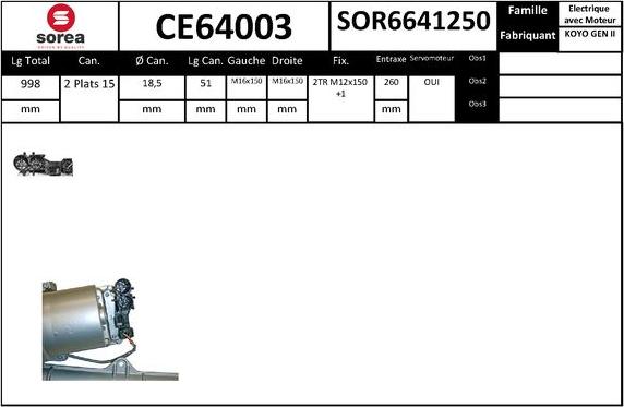 SNRA CE64003 - upravljački mehanizam www.molydon.hr