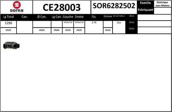 SNRA CE28003 - upravljački mehanizam www.molydon.hr