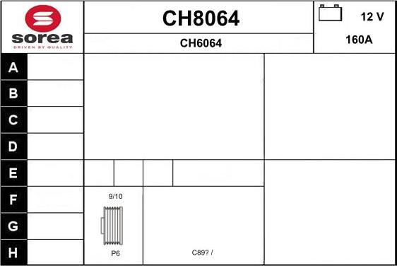 SNRA CH8064 - Alternator www.molydon.hr