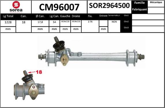 SNRA CM96007 - upravljački mehanizam www.molydon.hr