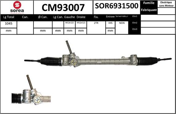 SNRA CM93007 - upravljački mehanizam www.molydon.hr