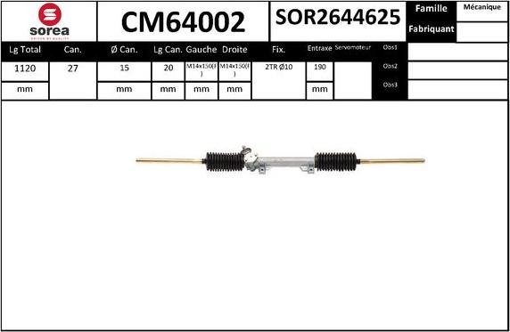 SNRA CM64002 - upravljački mehanizam www.molydon.hr