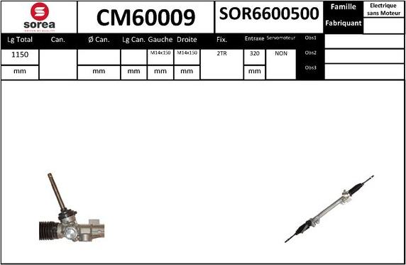 SNRA CM60009 - upravljački mehanizam www.molydon.hr