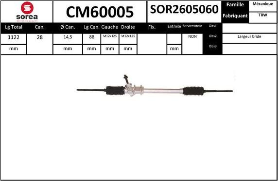 SNRA CM60005 - upravljački mehanizam www.molydon.hr