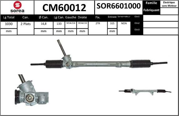 SNRA CM60012 - upravljački mehanizam www.molydon.hr