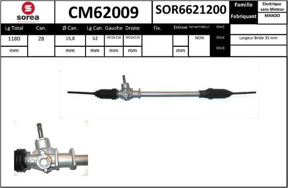 SNRA CM62009 - upravljački mehanizam www.molydon.hr