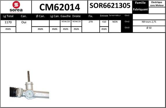 SNRA CM62014 - upravljački mehanizam www.molydon.hr