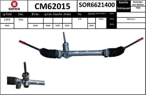 SNRA CM62015 - upravljački mehanizam www.molydon.hr