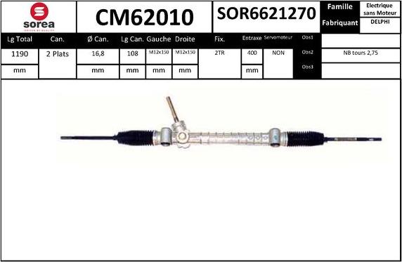 SNRA CM62010 - upravljački mehanizam www.molydon.hr