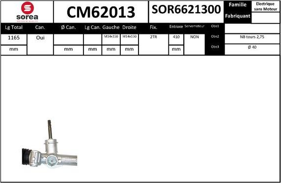 SNRA CM62013 - upravljački mehanizam www.molydon.hr