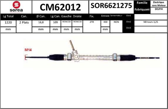 SNRA CM62012 - upravljački mehanizam www.molydon.hr