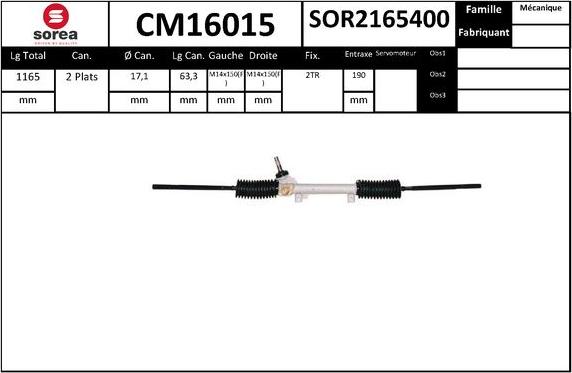 SNRA CM16015 - upravljački mehanizam www.molydon.hr