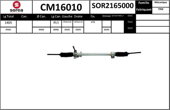 SNRA CM16010 - upravljački mehanizam www.molydon.hr