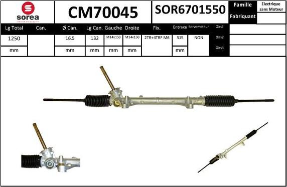 SNRA CM70045 - upravljački mehanizam www.molydon.hr