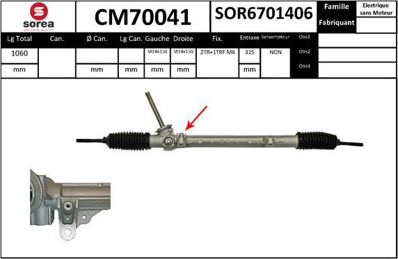 SNRA CM70041 - upravljački mehanizam www.molydon.hr