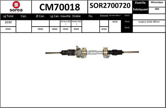 SNRA CM70018 - upravljački mehanizam www.molydon.hr