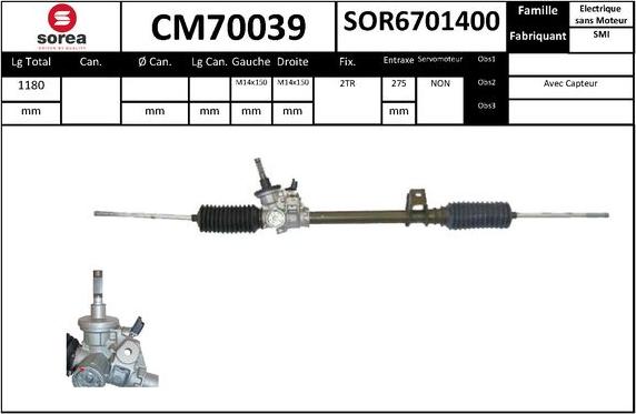 SNRA CM70039 - upravljački mehanizam www.molydon.hr