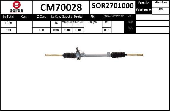 SNRA CM70028 - upravljački mehanizam www.molydon.hr