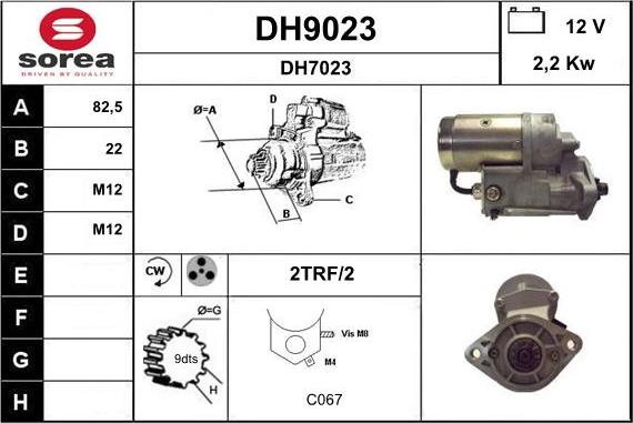 SNRA DH9023 - Starter www.molydon.hr