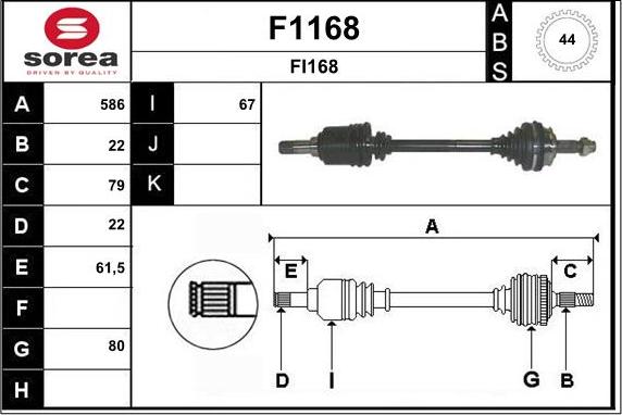 SNRA F1168 - Pogonska osovina www.molydon.hr