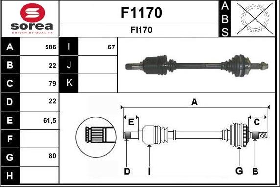 SNRA F1170 - Pogonska osovina www.molydon.hr