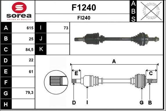 SNRA F1240 - Pogonska osovina www.molydon.hr