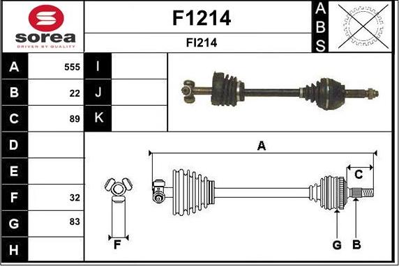 SNRA F1214 - Pogonska osovina www.molydon.hr