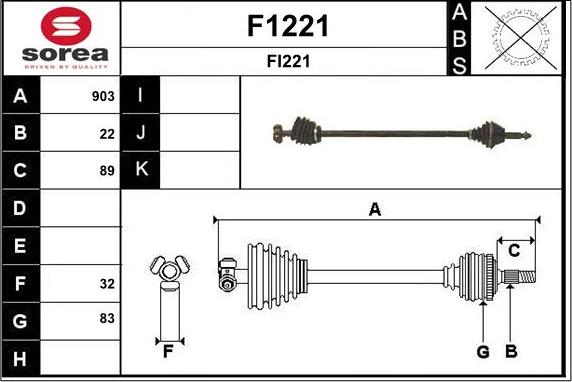 SNRA F1221 - Pogonska osovina www.molydon.hr