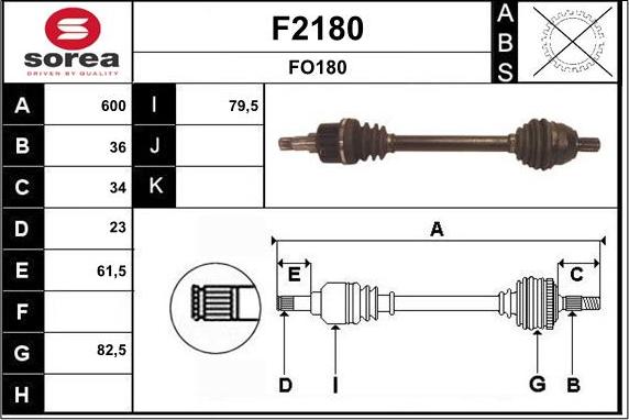 SNRA F2180 - Pogonska osovina www.molydon.hr