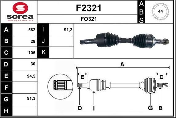 SNRA F2321 - Pogonska osovina www.molydon.hr