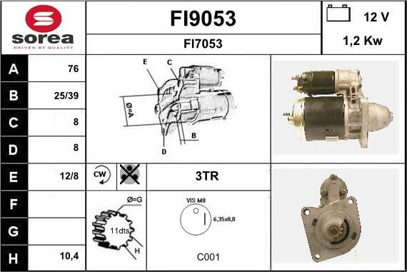 SNRA FI9053 - Starter www.molydon.hr