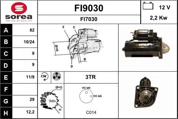 SNRA FI9030 - Starter www.molydon.hr