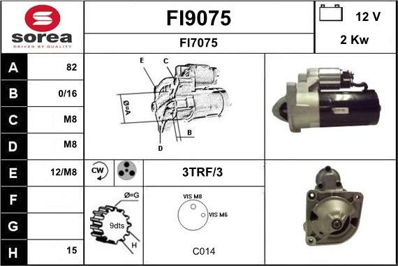 SNRA FI9075 - Starter www.molydon.hr