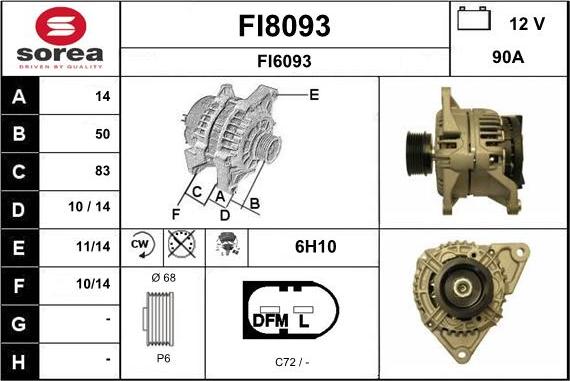 SNRA FI8093 - Alternator www.molydon.hr