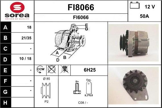 SNRA FI8066 - Alternator www.molydon.hr