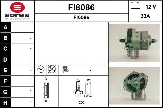 SNRA FI8086 - Alternator www.molydon.hr