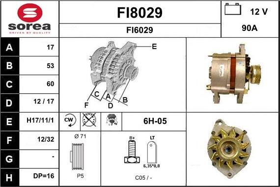 SNRA FI8029 - Alternator www.molydon.hr