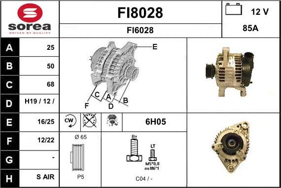 SNRA FI8028 - Alternator www.molydon.hr