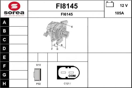 SNRA FI8145 - Alternator www.molydon.hr