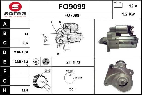 SNRA FO9099 - Starter www.molydon.hr