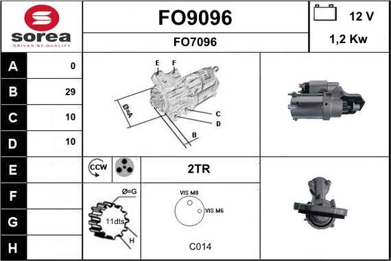 SNRA FO9096 - Starter www.molydon.hr