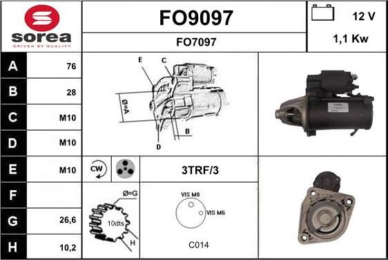 SNRA FO9097 - Starter www.molydon.hr