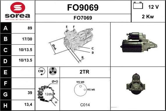 SNRA FO9069 - Starter www.molydon.hr