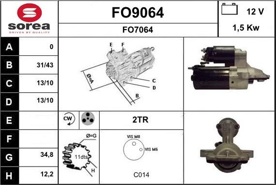 SNRA FO9064 - Starter www.molydon.hr