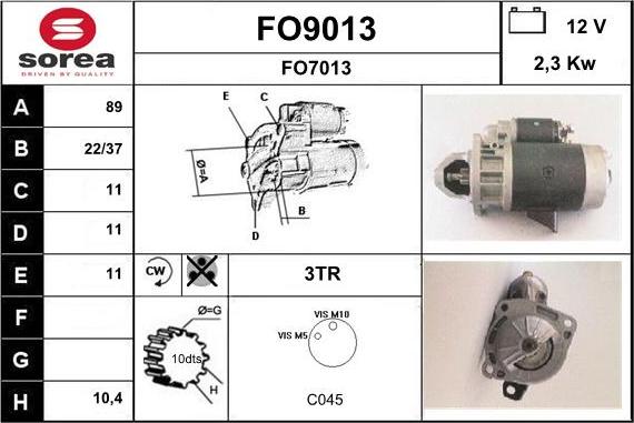 SNRA FO9013 - Starter www.molydon.hr