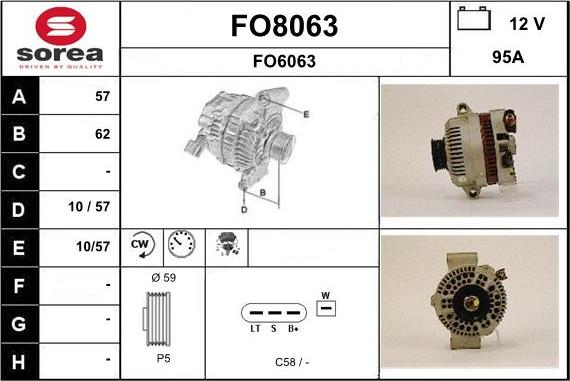 SNRA FO8063 - Alternator www.molydon.hr